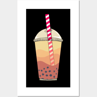 Classic boba - bubble tea Posters and Art